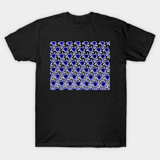 Neon triangle chainmail T-Shirt